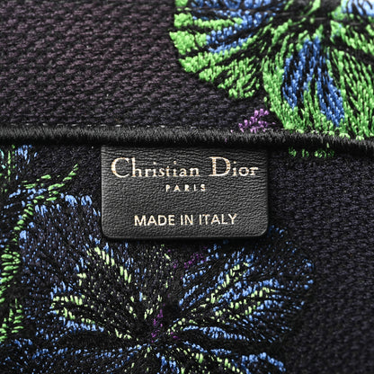 Christian Dior Canvas Embroidered Medium Toile de Jouy Voyage Book Tote Blue Multicolor 6 of 10