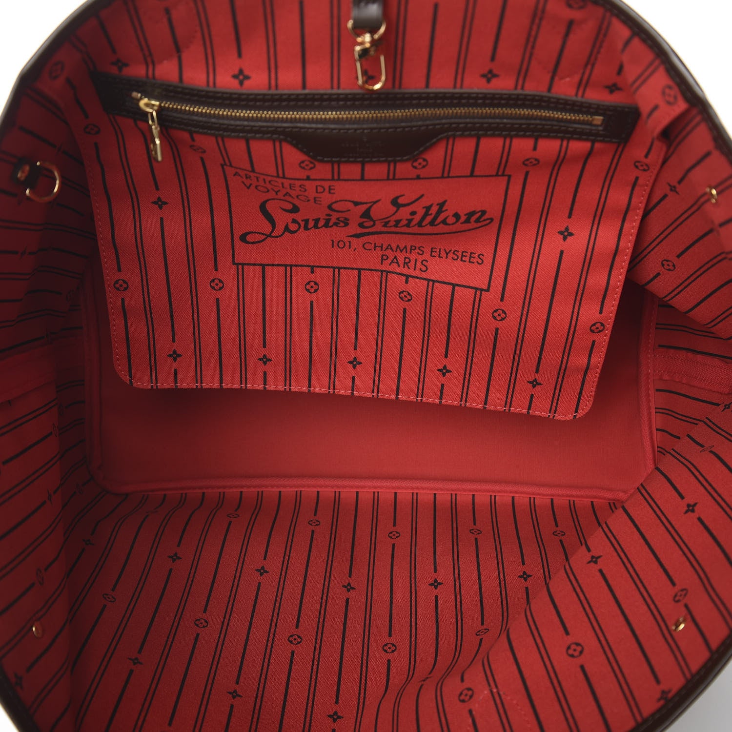 Louis Vuitton Damier Ebene Neverfull GM 4 of 8
