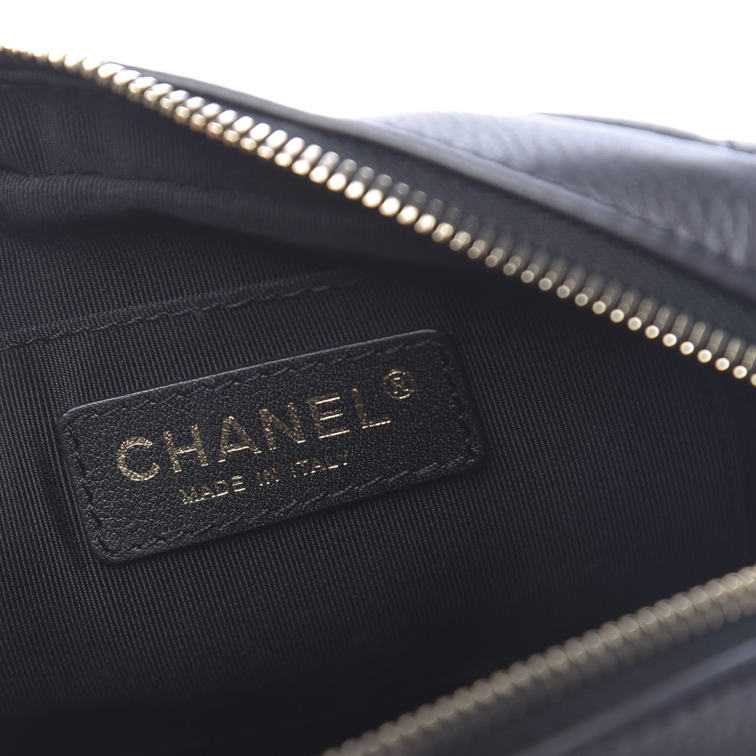 Chanel Calfskin Quilted Day Trips Camera Case Black 6 of 10