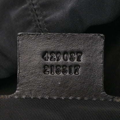 Gucci Techno Canvas Web Double Buckle Backpack Black 7 of 9