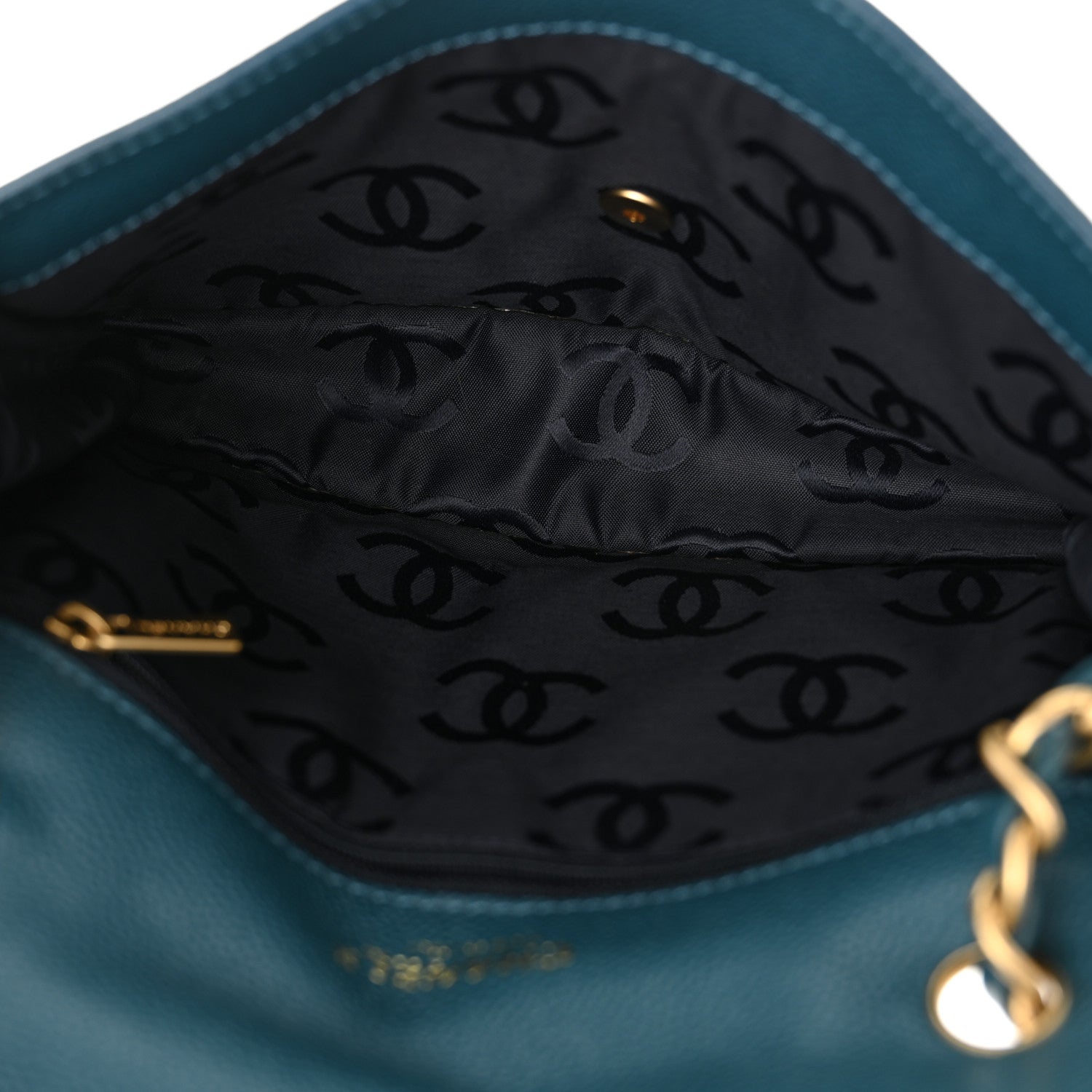 Chanel Caviar Medium Flap Blue 5 of 10