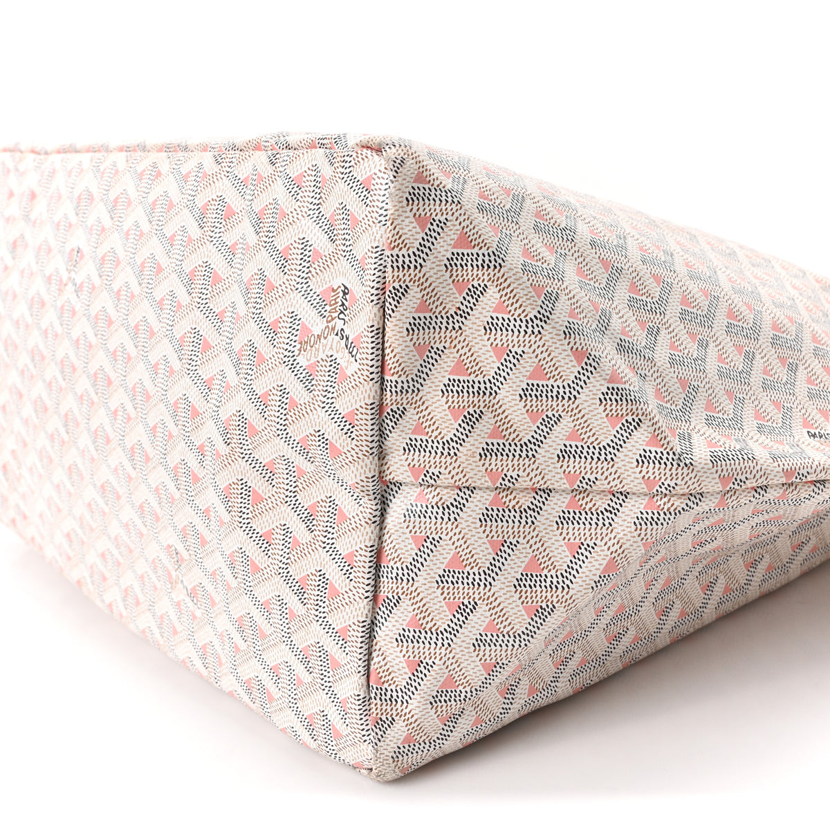 Goyard Goyardine Saint Louis Claire Voie GM White Pink 10 of 10