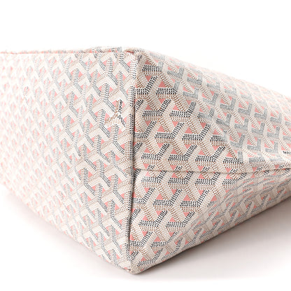 Goyard Goyardine Saint Louis Claire Voie GM White Pink 10 of 10