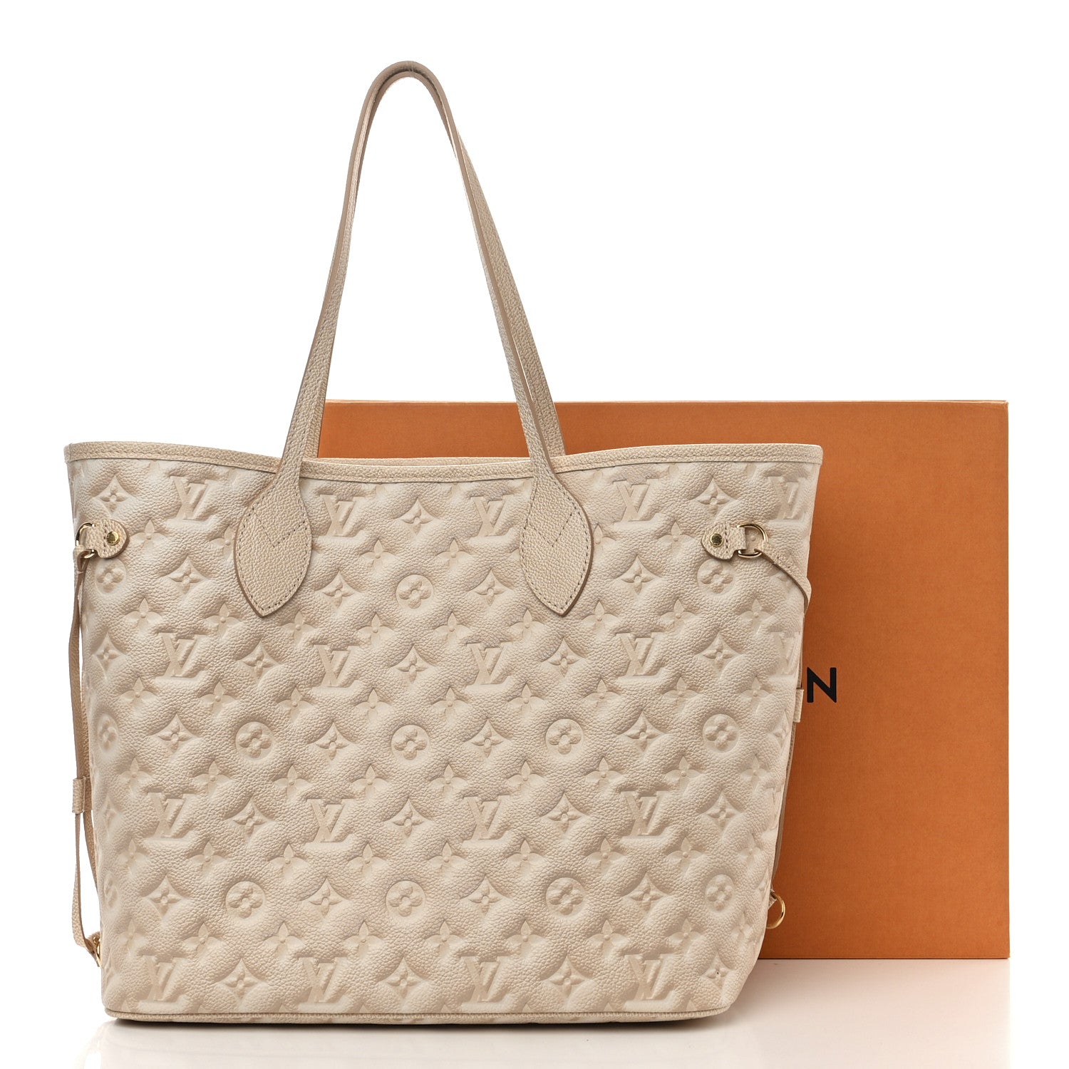 Louis Vuitton Empreinte Monogram Summer Stardust Neverfull MM Beige Clair 10 of 11