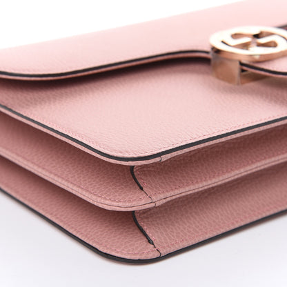 Gucci Dollar Calfskin Interlocking G Shoulder Bag Soft Pink 8 of 9