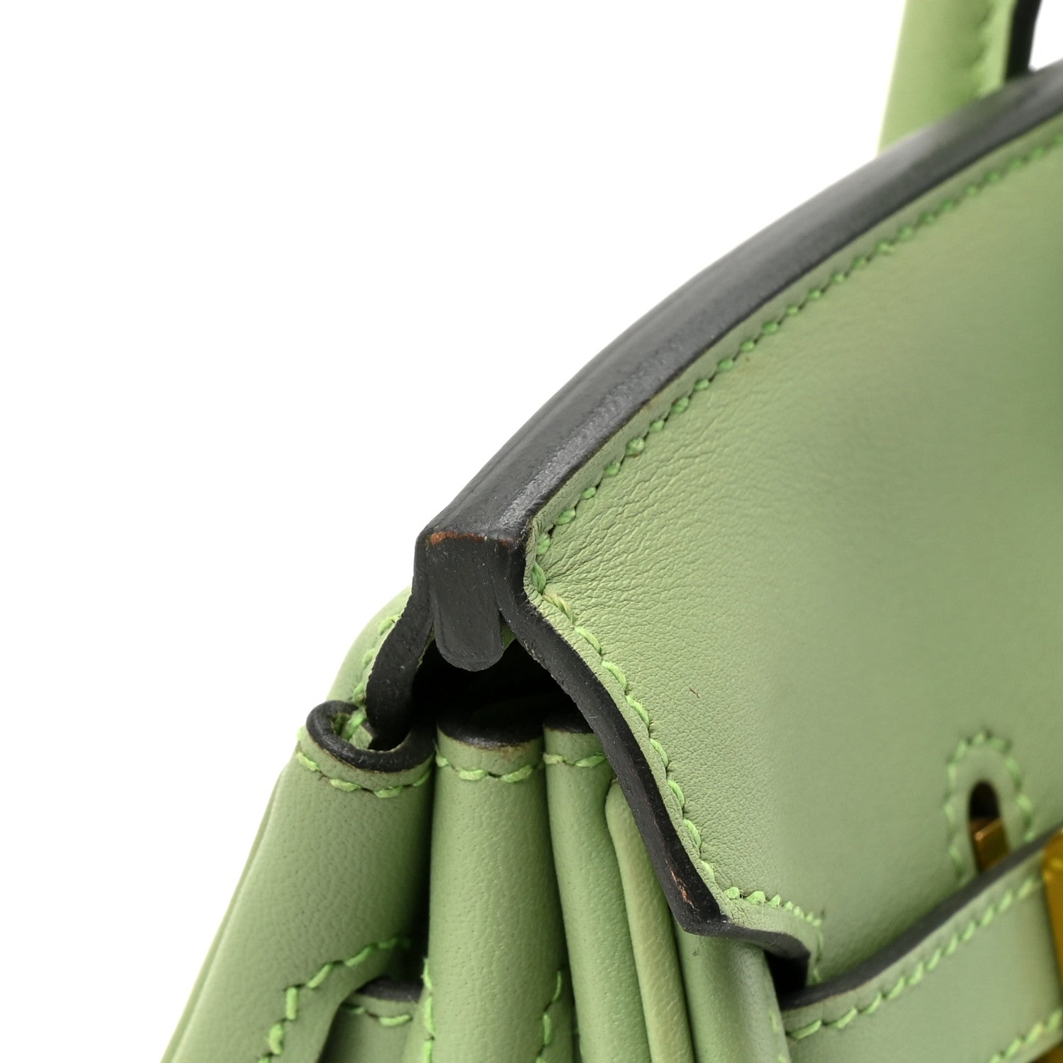 Hermes Swift Birkin 25 Vert Criquet 13 of 14