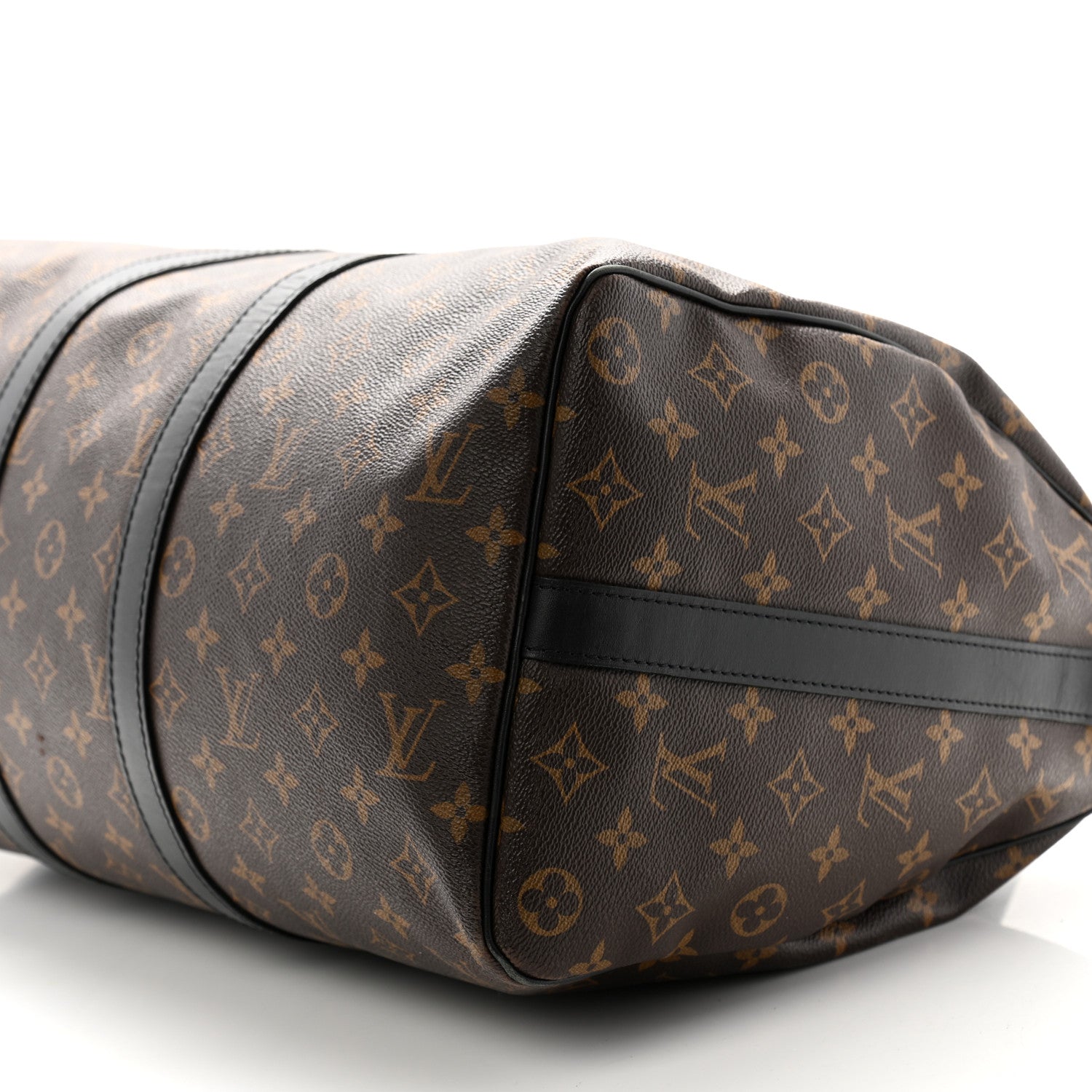 Louis Vuitton Monogram Macassar Keepall Bandouliere 45 10 of 14