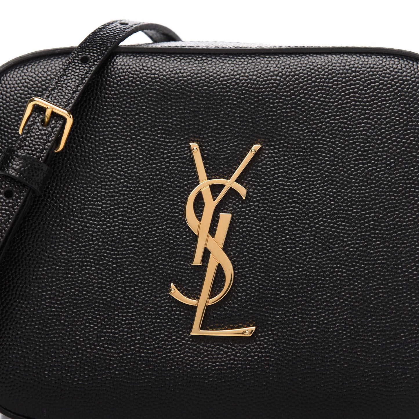 Grain De Poudre Small Classic Monogram Camera Bag Black