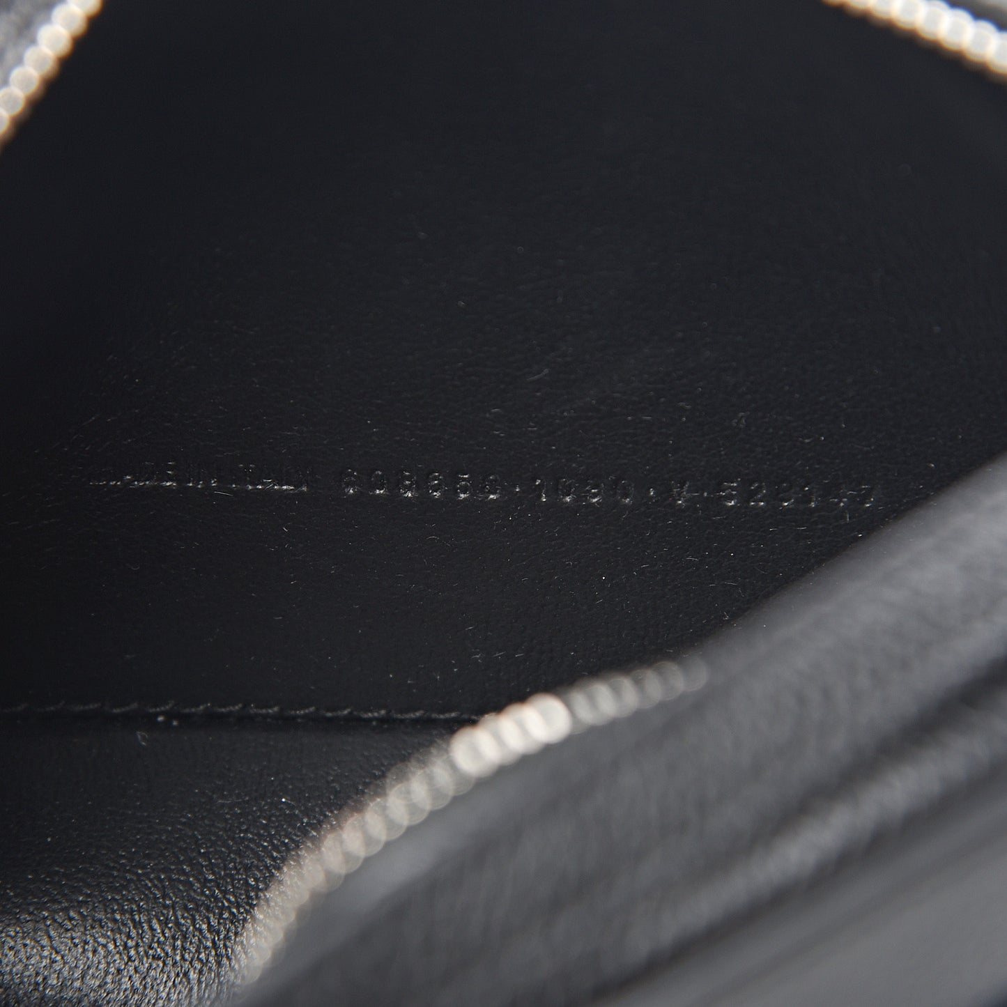Grained Calfskin Logo XS Ville Top Handle Camera Bag Black White