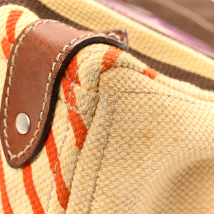 Miu Miu Canvas Shopping Tote Militaire Multicolor 11 of 15