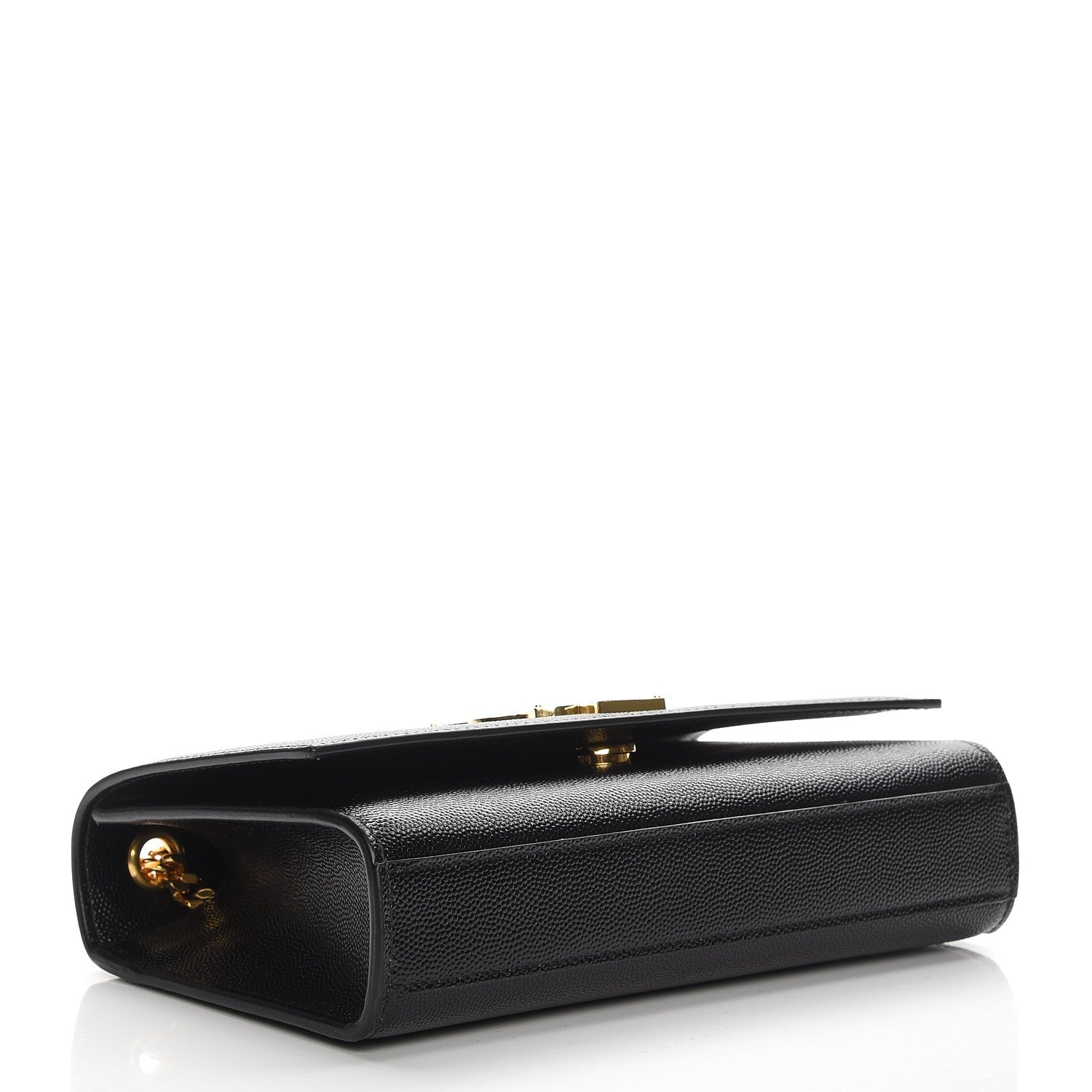 Saint Laurent Grain De Poudre Small Monogram Kate Satchel Black 4 of 7