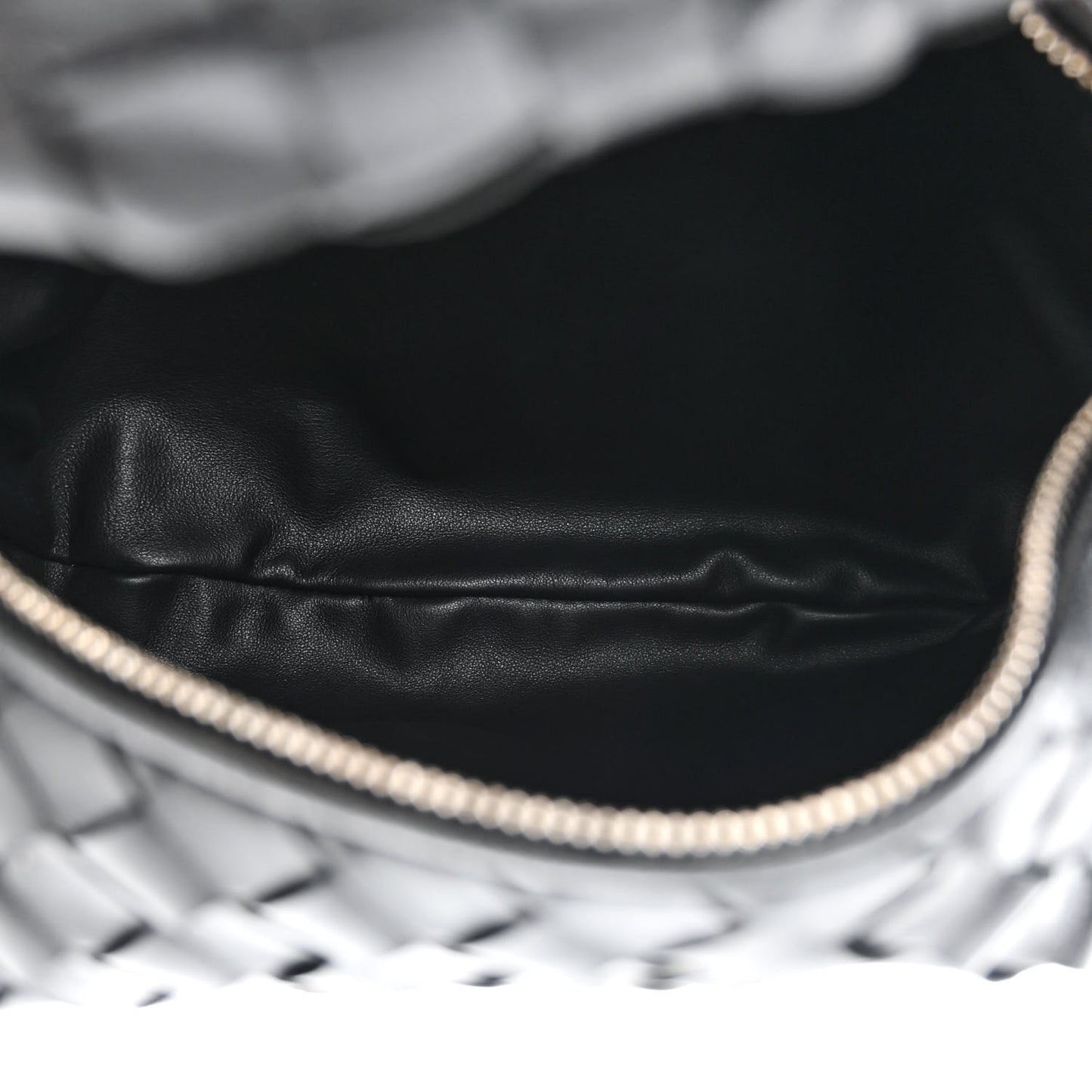 Nappa Intrecciato Teen Jodie Hobo Black