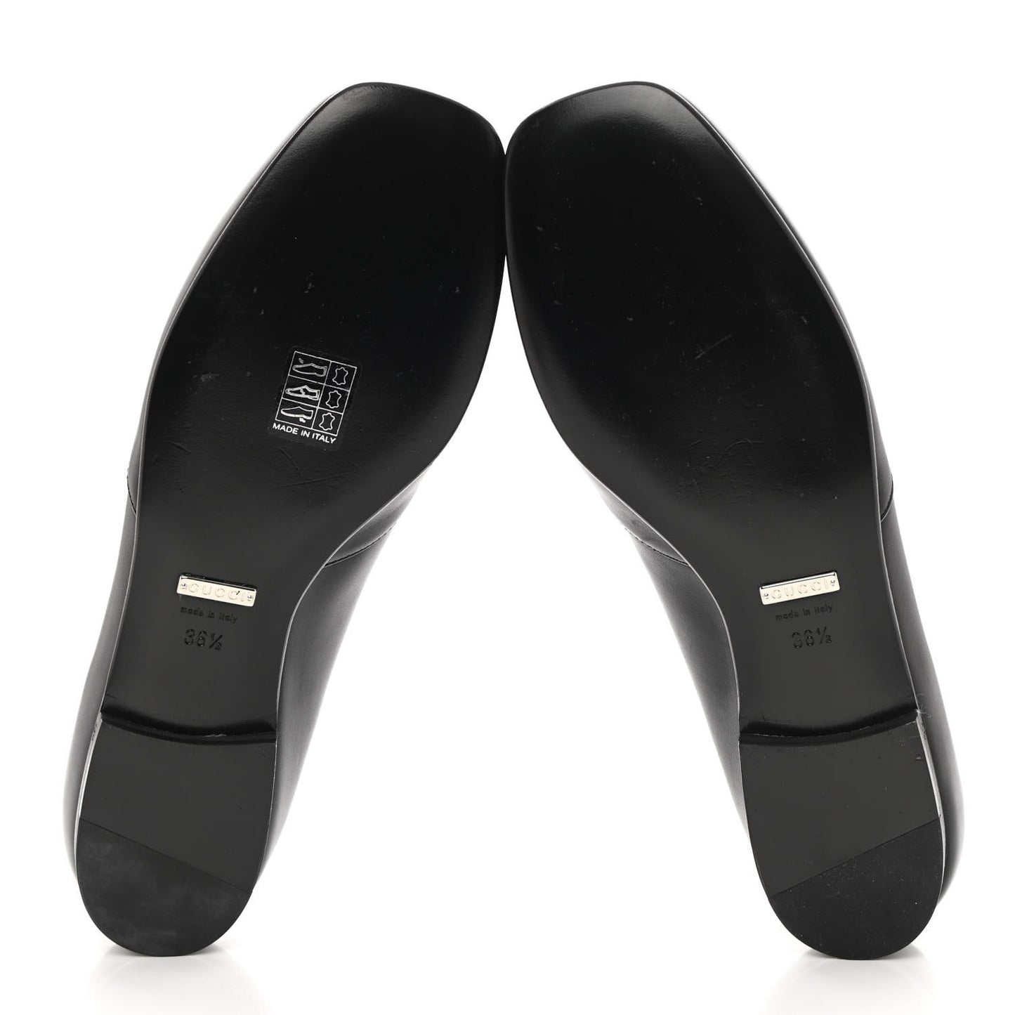 Calfskin Horsebit Loafers 36.5 Black
