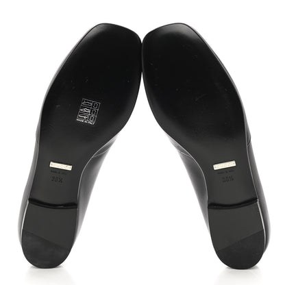 Gucci Calfskin Horsebit Loafers 36.5 Black 5 of 12