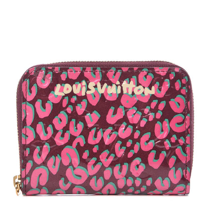 Louis Vuitton Vernis Leopard Zippy Coin Purse Rouge Fauviste 1 of 7