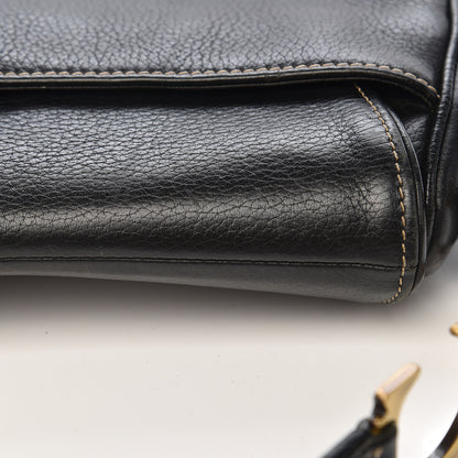 Christian Dior Calfskin Double Saddle Bag Black 11 of 14