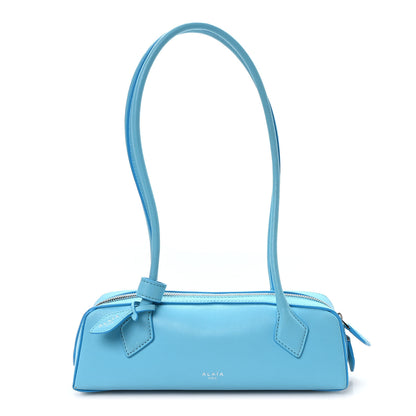 Alaia Shiny Goatskin Small Le Teckel Bag Amazonite 1 of 10