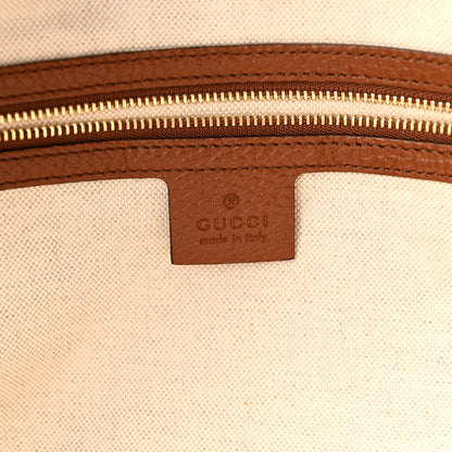 Gucci New Denim GG Monogram Medium Ophidia Shopping Tote Blue Tea Cuir 6 of 10