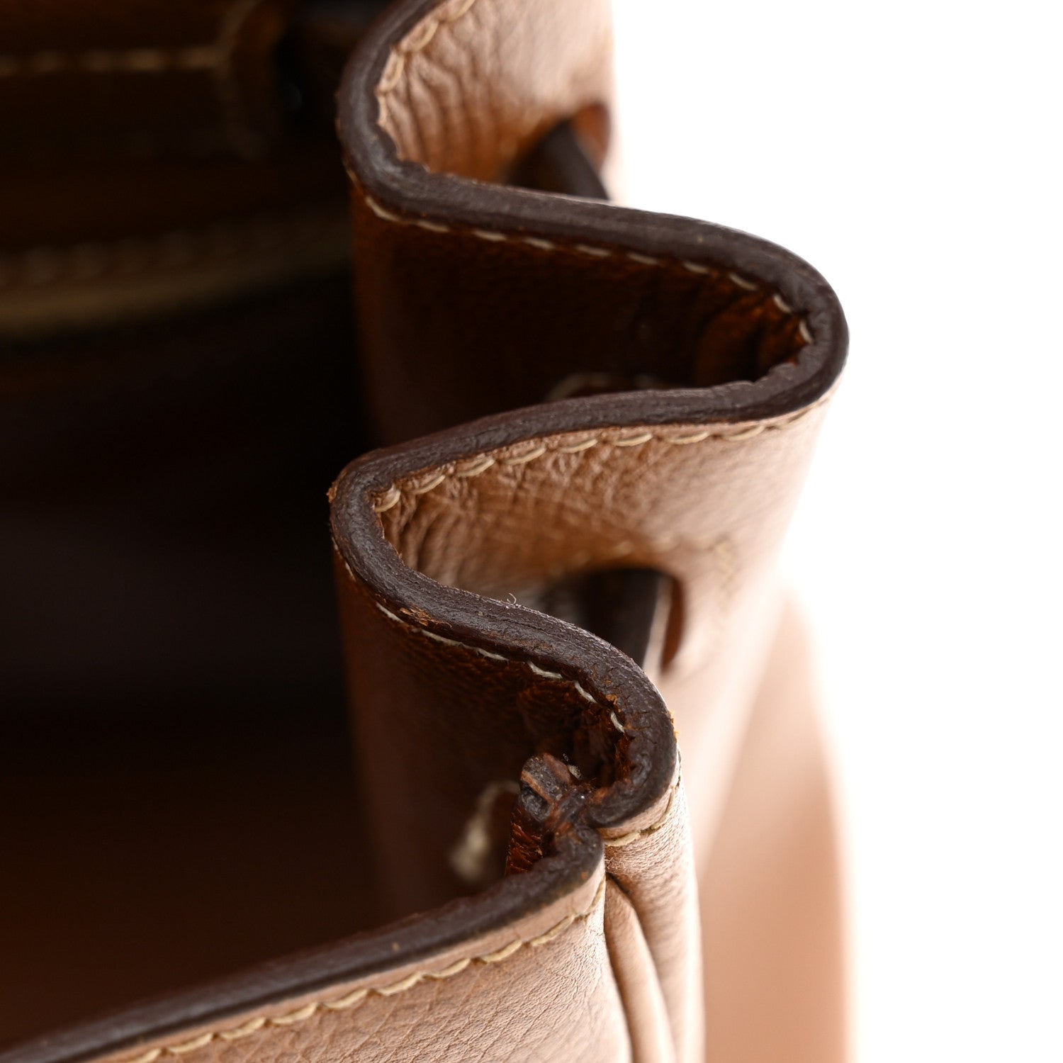Hermes Courchevel Kelly Retourne 32 Gold 16 of 22