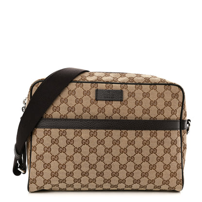 Gucci Monogram Messenger Bag Dark Brown 1 of 9