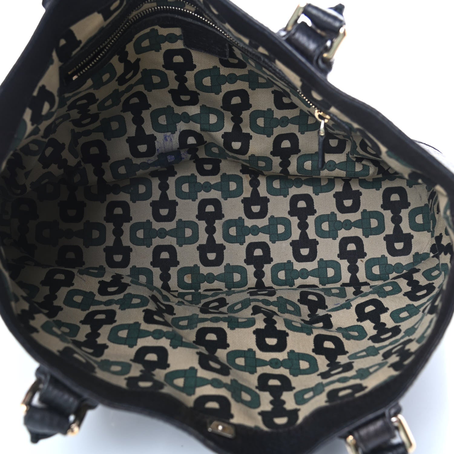Gucci Calfskin Medium Hasler Tote Black 4 of 7