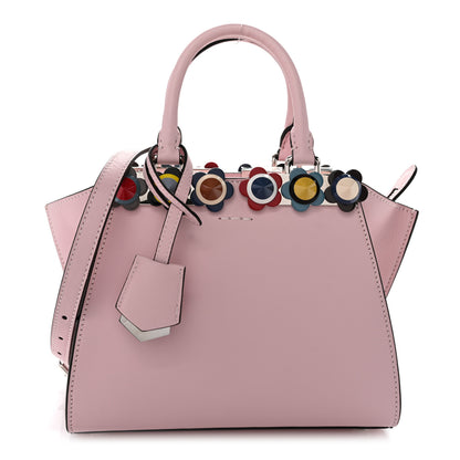 Fendi Vitello Dolce Plexiglass Flowerland Studded Mini 3Jours Tote Peonia Multicolor 1 of 11