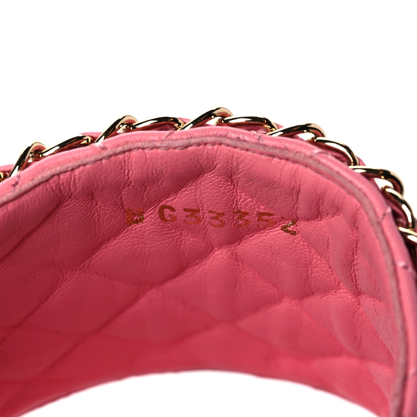 Lambskin Quilted CC Espadrille Slip On Sandals 39 Pink