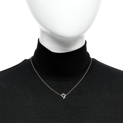 Tiffany 18K Yellow Gold Mini Paloma Picasso Loving Heart Pendant Necklace 2 of 6