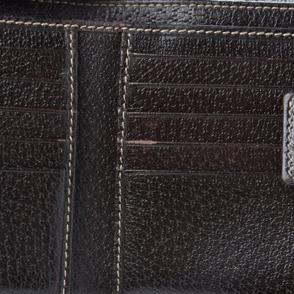 Gucci Monogram Princy Compact French Flap Wallet Brown 11 of 12