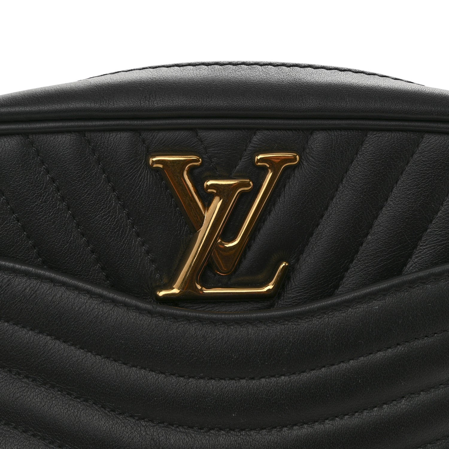 Louis Vuitton Calfskin New Wave Camera Bag NV Black 12 of 14