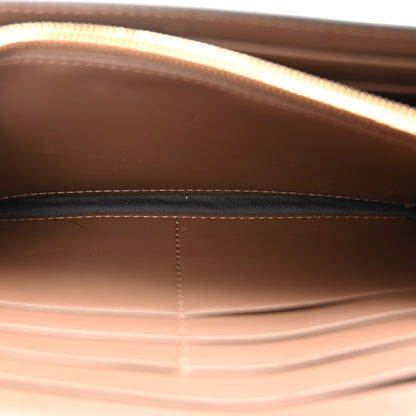 Fendi Vitello Soft F is Fendi Bi-Color FF 1974 Embossed Continental Envelope Wallet On Chain Maya Black 8 of 19