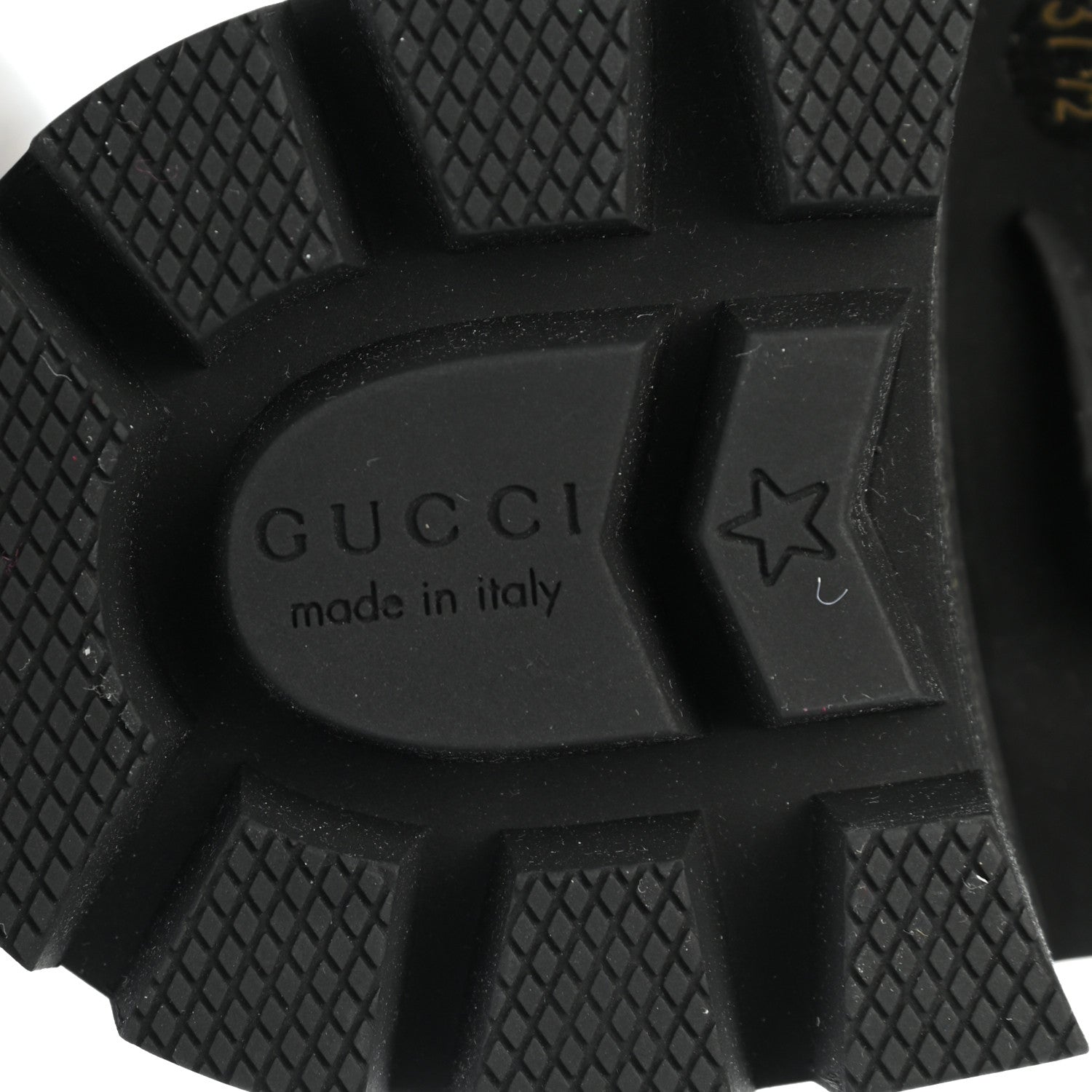 Gucci Calfskin Crystal GG Trip Chelsea Ankle Boots 37.5 Black 6 of 9