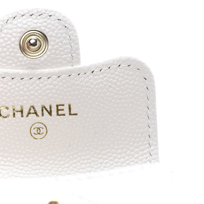 Chanel Caviar Quilted Airpods Pro Case White 8 of 12