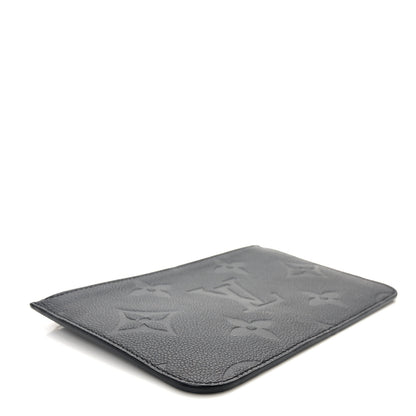 Louis Vuitton Empreinte Monogram Giant Neverfull MM Pochette Black 4 of 7