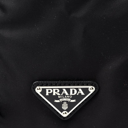 Prada Nylon New Vela Studded Backpack Black Green 10 of 10