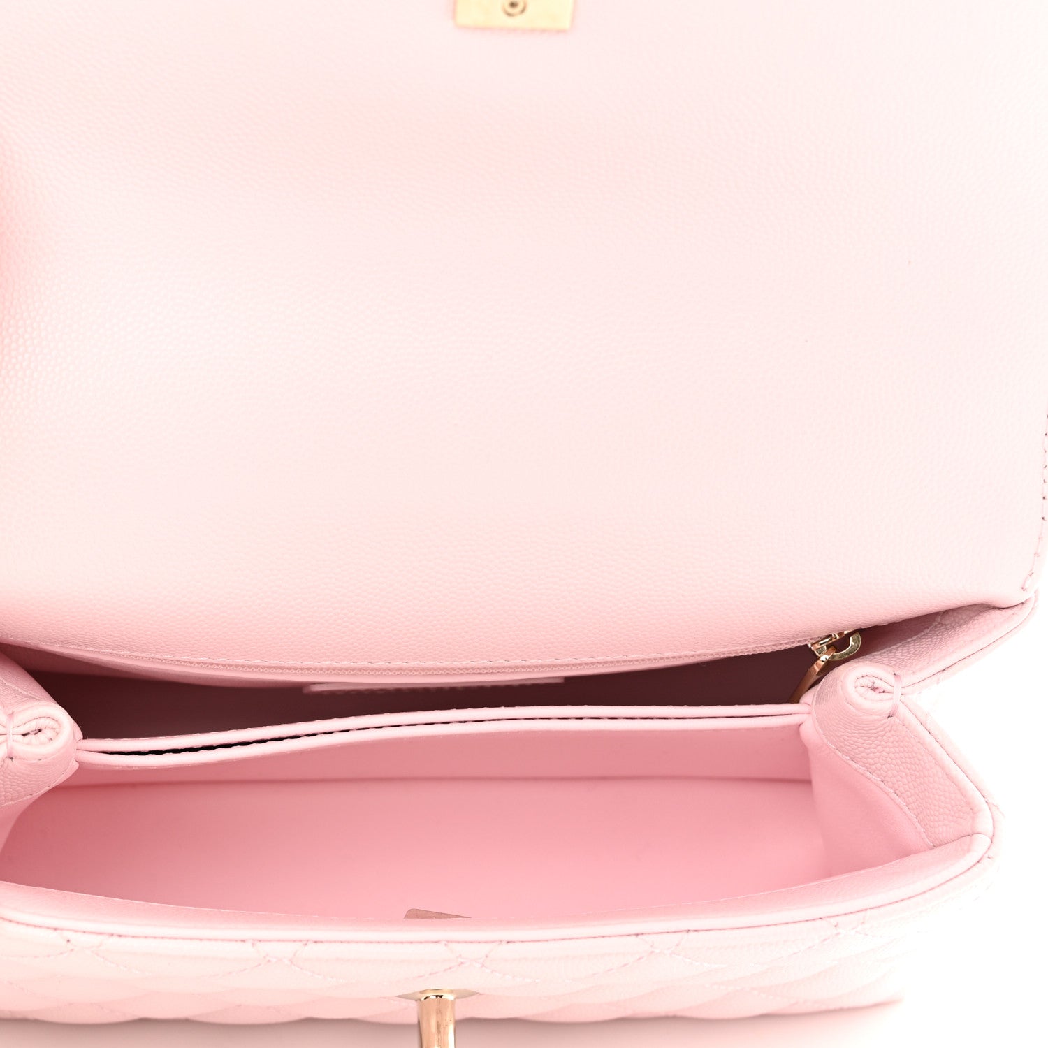 Chanel Caviar Quilted Mini Coco Handle Flap Light Pink 5 of 9