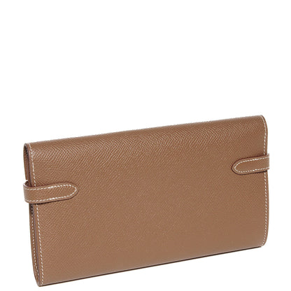 Hermes Epsom Kelly Longue Wallet Etoupe 3 of 12