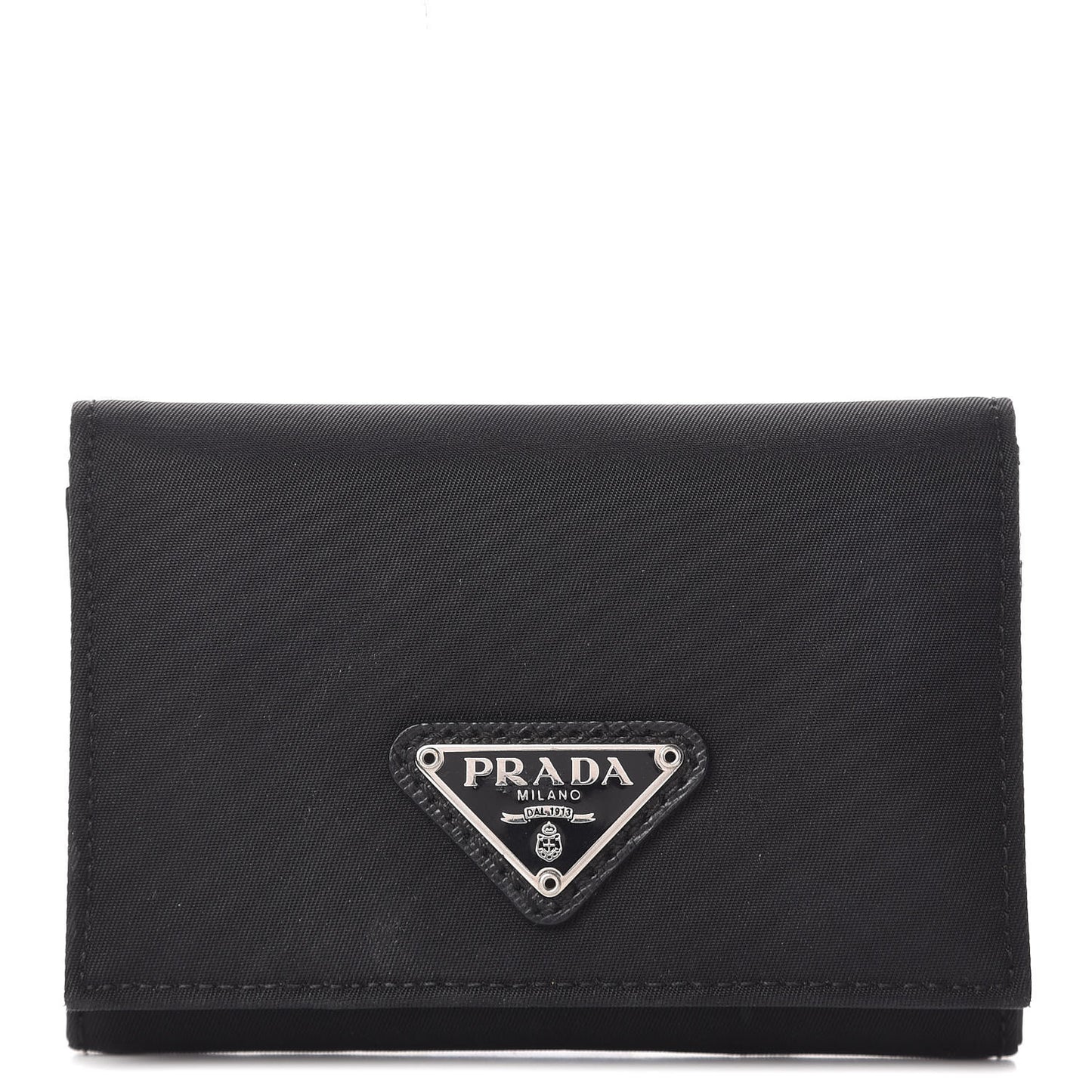 Tessuto Nylon Card Holder Black