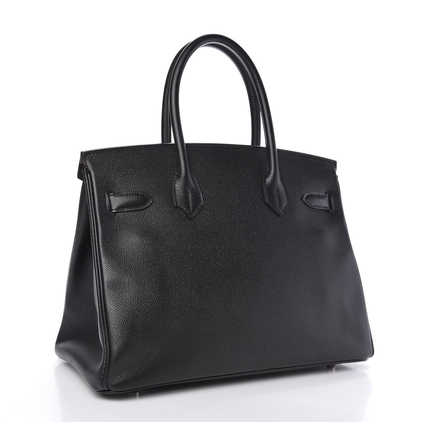 Epsom Horseshoe Birkin 30 Black Rouge Casaque