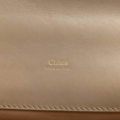 Chloe Shiny Goatskin Calfskin Aby Chain Shoulder Bag Motty Grey 6 of 9