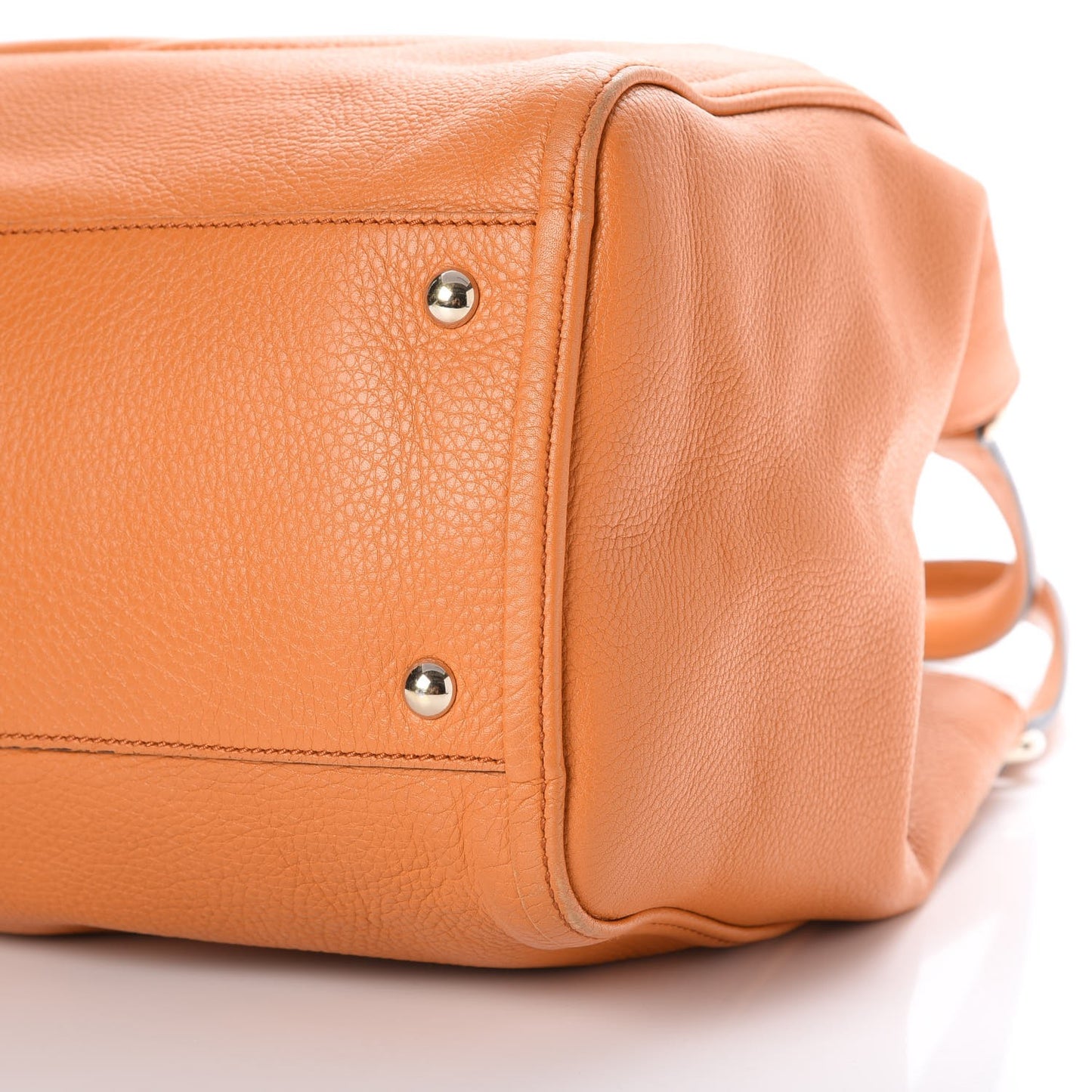 Pebbled Calfskin Medium Soho Shoulder Bag Curcuma