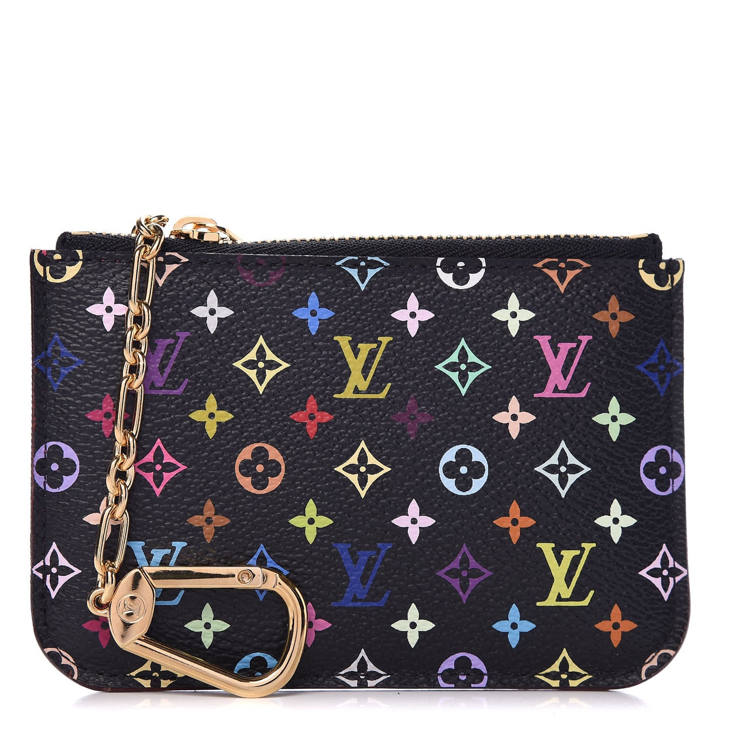 Monogram Multicolor Key Pouch Black Grenade