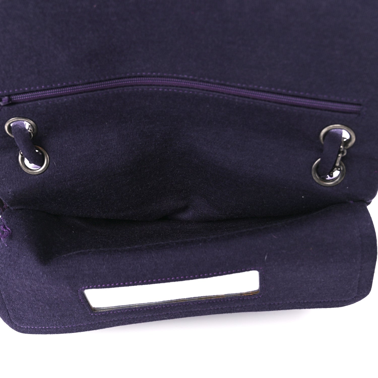 Chanel Jersey Coco's Croc 2.55 Reissue 226 Flap Purple 6 of 13