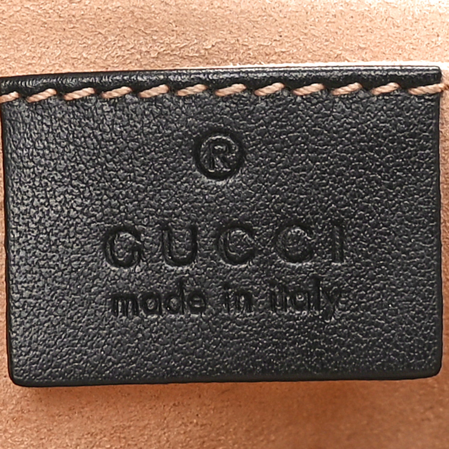 Gucci Calfskin Matelasse Mini GG Marmont Shoulder Bag Black 6 of 10