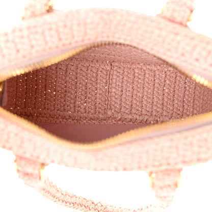 Miu Miu Crochet Calfskin S Narrow Arcadie Alabaster Pink 5 of 11