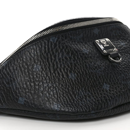 MCM Visetos Small Stark Belt Bag Black 7 of 8
