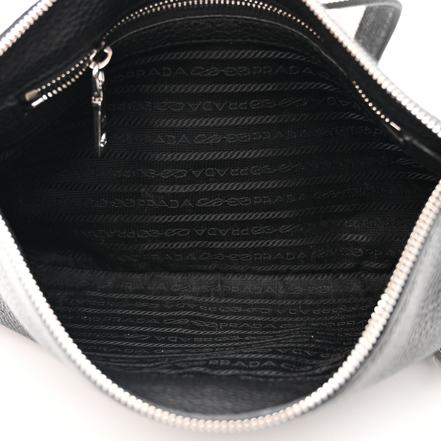 Vitello Daino Crossbody Bag Black