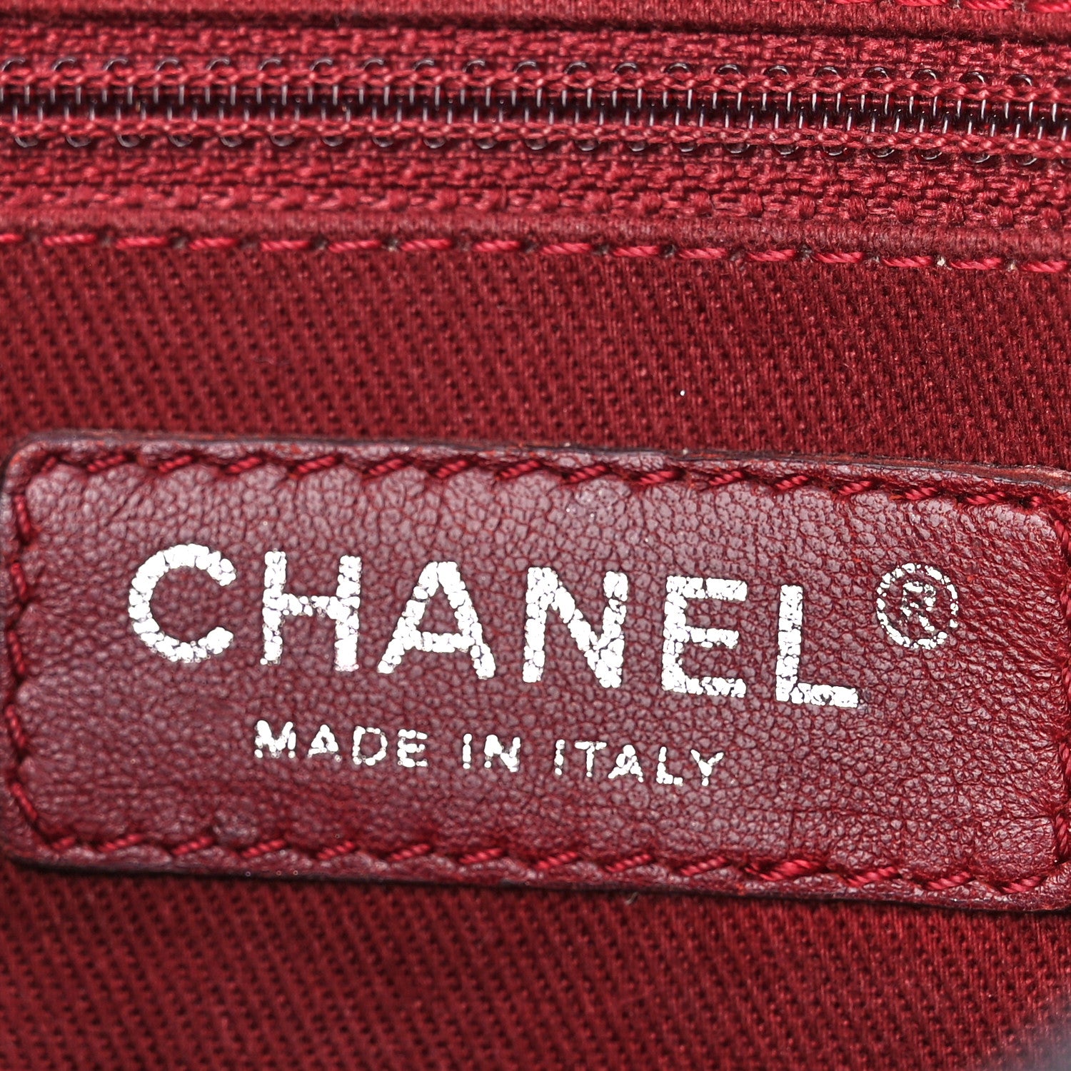 Chanel Aged Calfskin Quilted Cambon Pochette Black 6 of 10