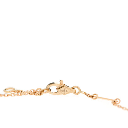 Van Cleef & Arpels 18K Yellow Gold Mother of Pearl Sweet Alhambra Bracelet 3 of 6