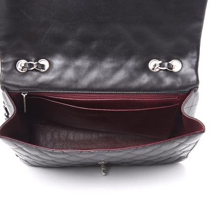 Chanel Lambskin Quilted Jumbo Single Flap Black 5 of 16